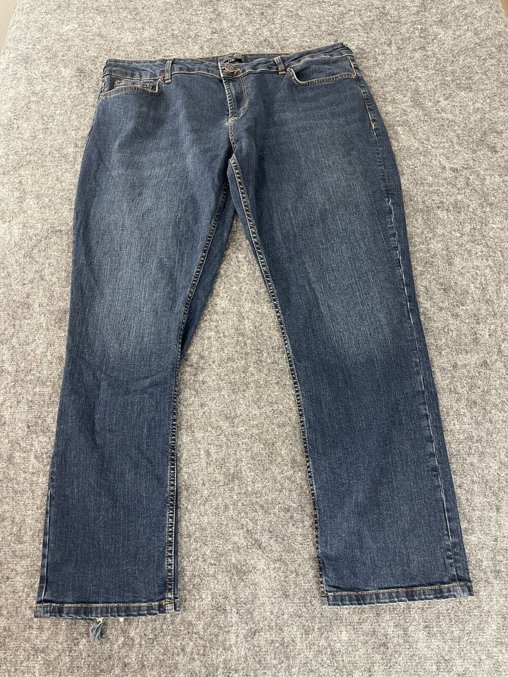 Paul Costello Jeans Mens 42x30 Blue Denim Pants New Defect N155